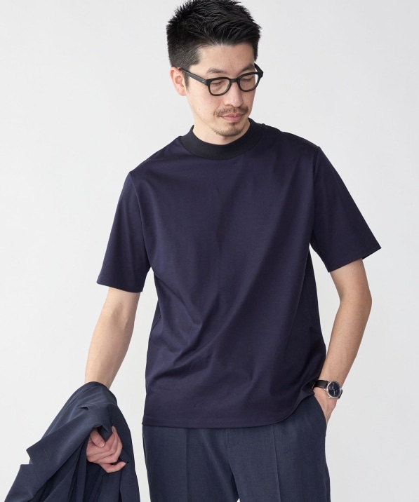 SHIPS: ALBINI モックネック ショートスリーブ Tシャツ｜ SHIPS 公式サイト