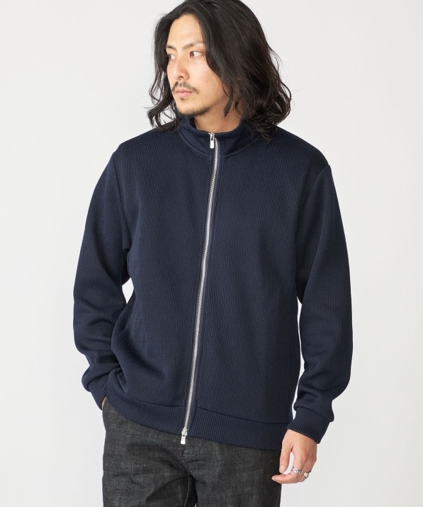 SHIPS:〈手洗い可能〉ドライバーズ ニット ジップ カーディガン