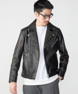 SHIPS: ラムレザー シングル ライダース ジャケット｜ SHIPS 公式サイト