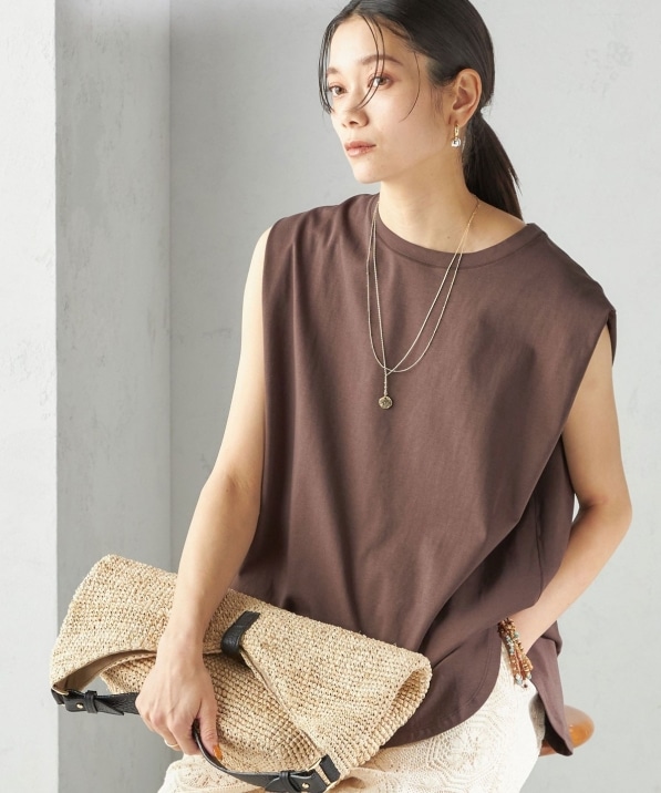 接触冷感〉ポンチ ノースリーブ プルオーバー｜ SHIPS 公式サイト