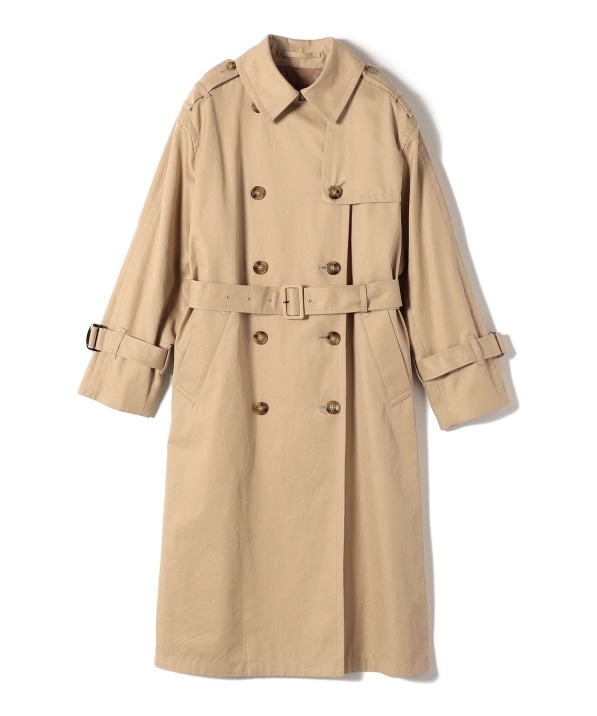 SHIPS Primary Navy Label:ギャバ トレンチコート｜ SHIPS 公式サイト