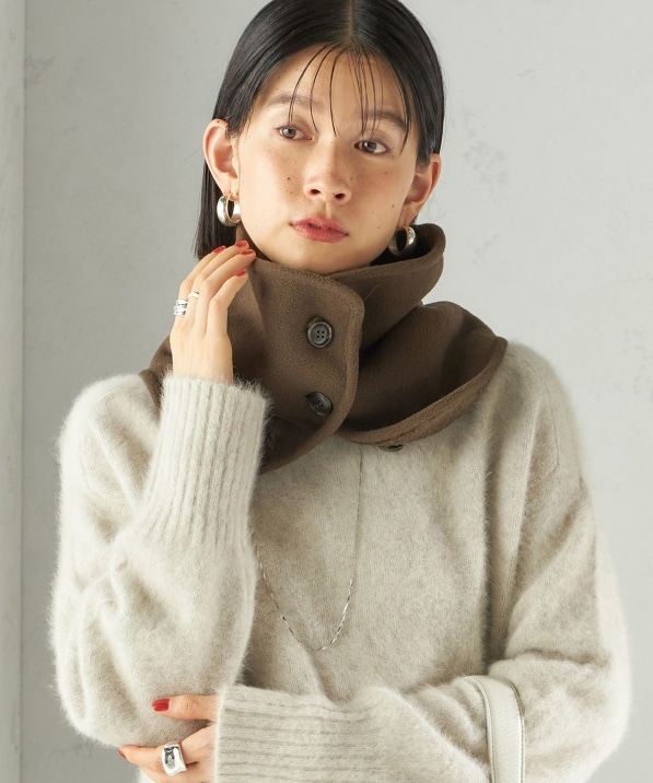 手洗い可能〉ボア フリース リバーシブル ネックウォーマー｜ SHIPS