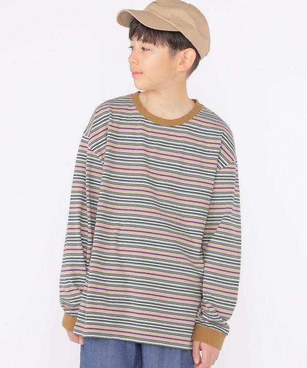SHIPS KIDS:140～160cm / マルチ ボーダー 長袖 TEE｜ SHIPS 公式サイト