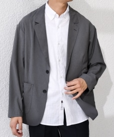 SHIPS any: ピュアリネン バンド スキッパー ハーフスリーブ プル