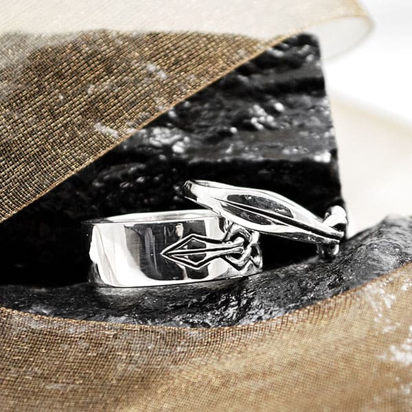 true knot】 シルバーペアリング [DR-358 DR-359]