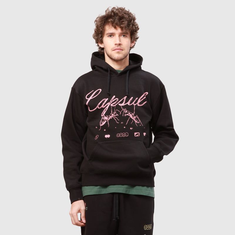 ANT HOODIE (Washed Black) – Capsul