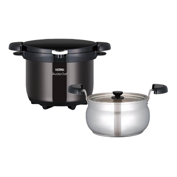 公式通販】真空保温調理器シャトルシェフ KBH-3001 ブラック(BK) の