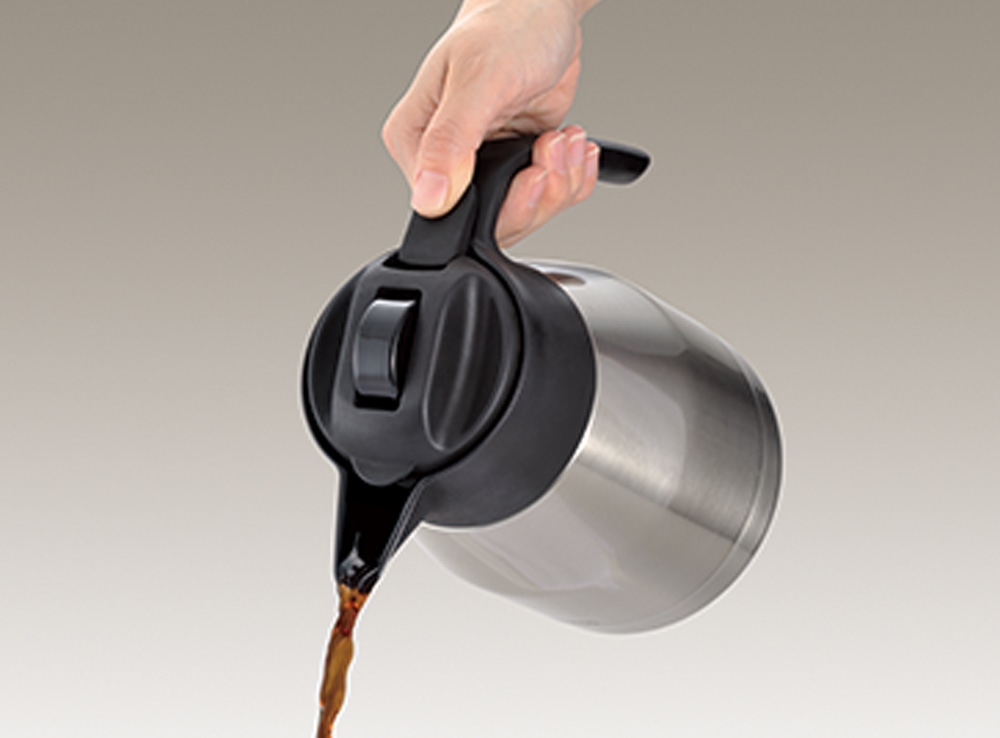 公式通販】真空断熱ポットコーヒーメーカー ECK-1000 ホワイト(WH