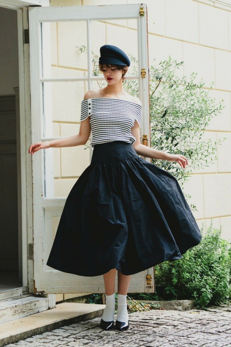 シェリエ sheller three tier tulle skirt 【公式通販】
