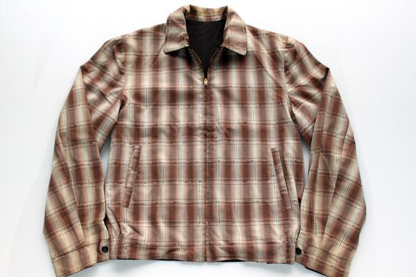 50s オンブレチェック リバーシブル ギャバジャン - Sixpacjoe Web Shop