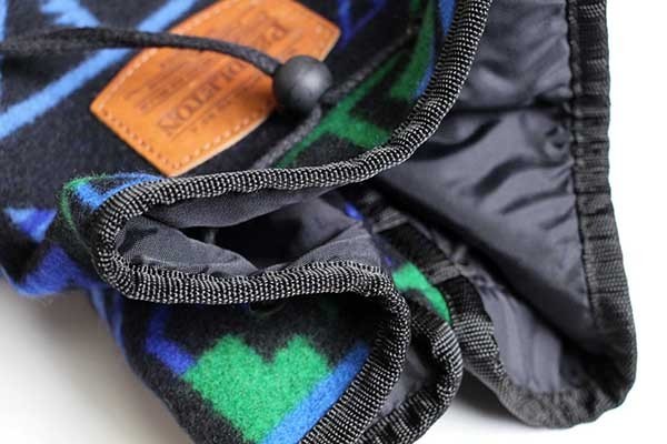 PENDLETONペンドルトン ネイティブ柄 ボトムレザー ウール