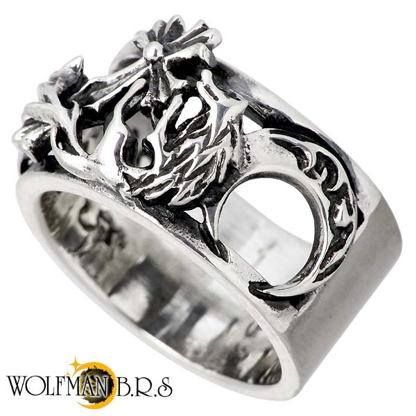 WOLFMAN B.R.S (ウルフマンB.R.S) ケルティック ウルフw ムーン クロス