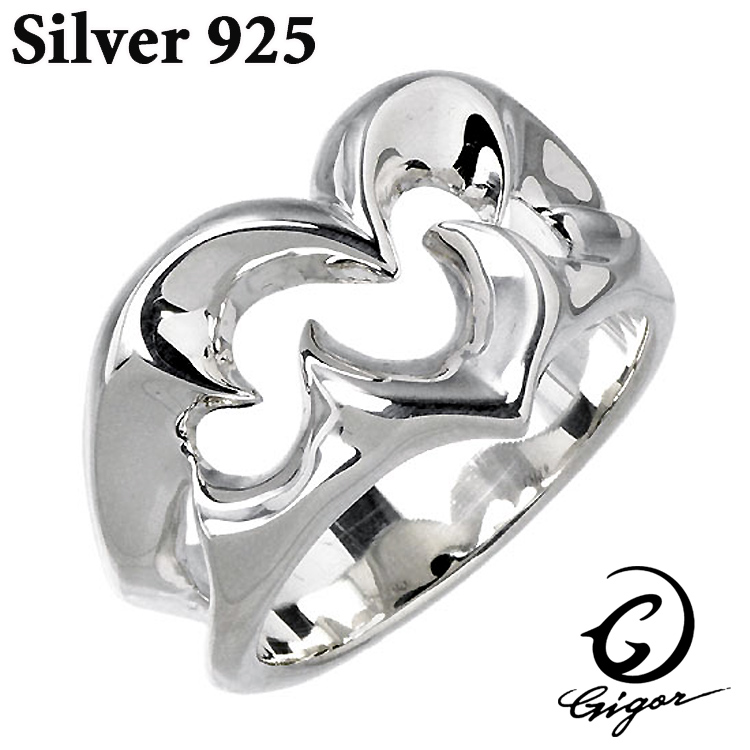 ジゴロウ GIGOR トライバル ハート シルバー リング 指輪を販売。商品