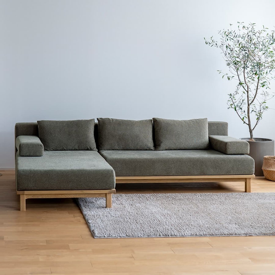 SIEVE】レクト ユニット3人掛け カウチソファ｜berse