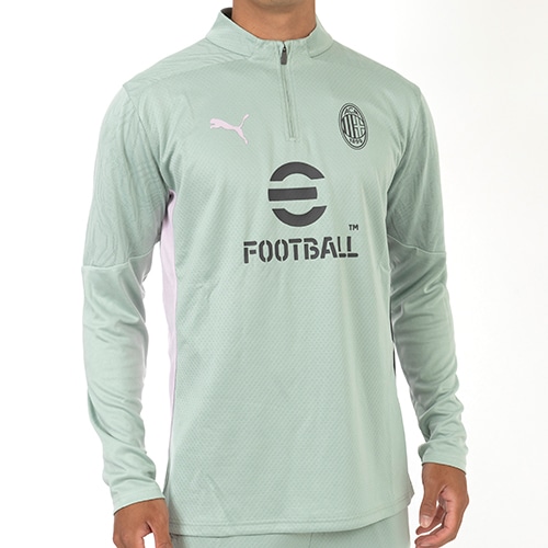 24-25 ACミラン トレーニング1/4ジップトップ／サッカーショップKAMO