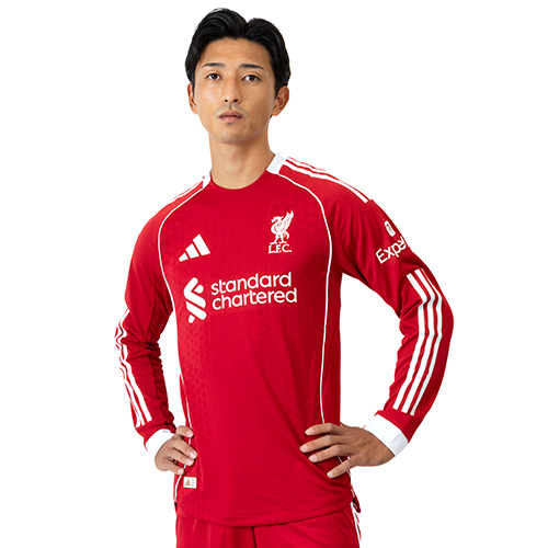 リヴァプール 25-26 オーセンティック長袖ユニ2XL No Name 25-26 リ