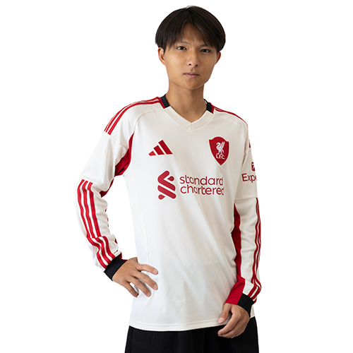 25-26 リヴァプール AWAY 長袖ユニフォーム／サッカーショップKAMO