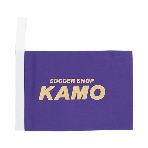 ジュニア KAMOオリジナル シューズケース 紫×金／サッカーショップKAMO