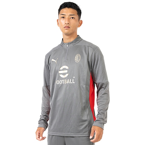 24-25 ACミラン トレーニング1/4ジップトップ／サッカーショップKAMO