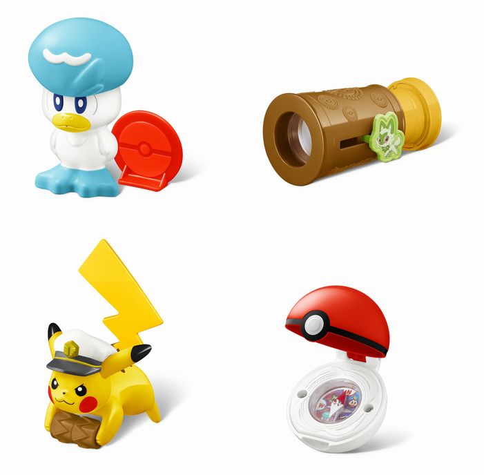 ハッピーセット「ポケモン」第2弾発売、ピカチュウ・クワッスなど
