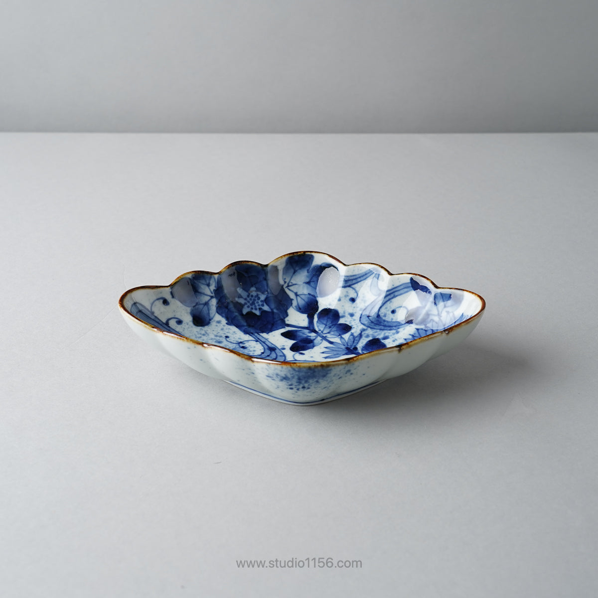 茶道具 染付け 有田焼 福の印 茶道具 染付け 有田焼 福の印 古い伊万里