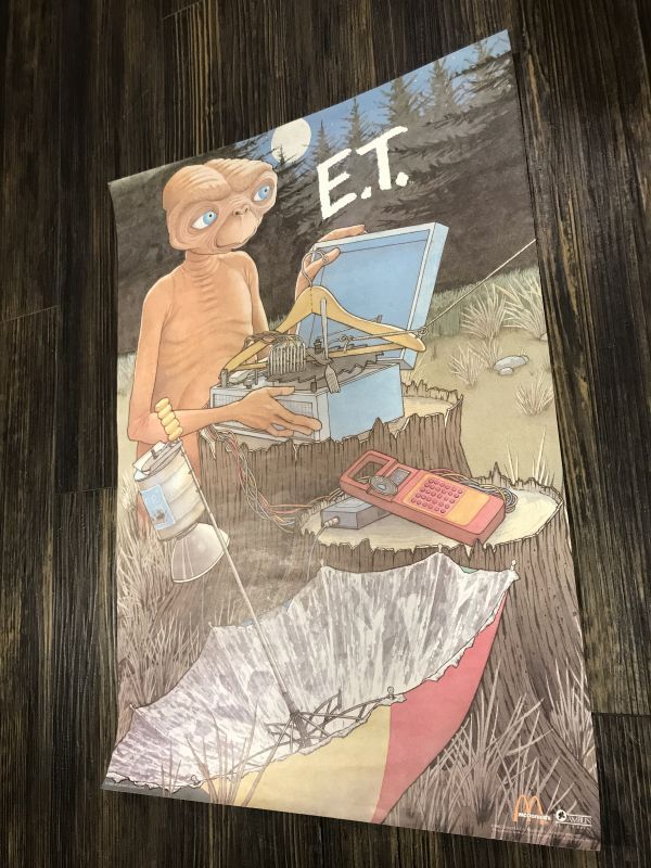 Mcdonald's E.T. Poster イーティー ビンテージ ポスター マクドナルド
