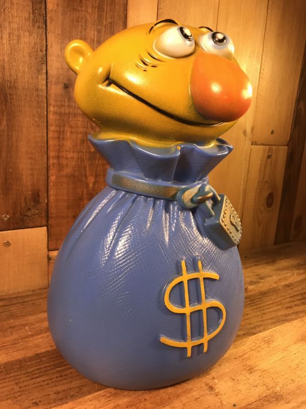 Play Pal “$ Monster” Plastic Coin Bank ドルモンスター ビンテージ