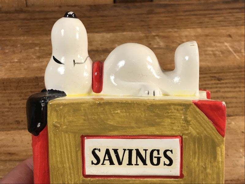 Peanuts Snoopy Savings Coin Bank スヌーピー ビンテージ コイン