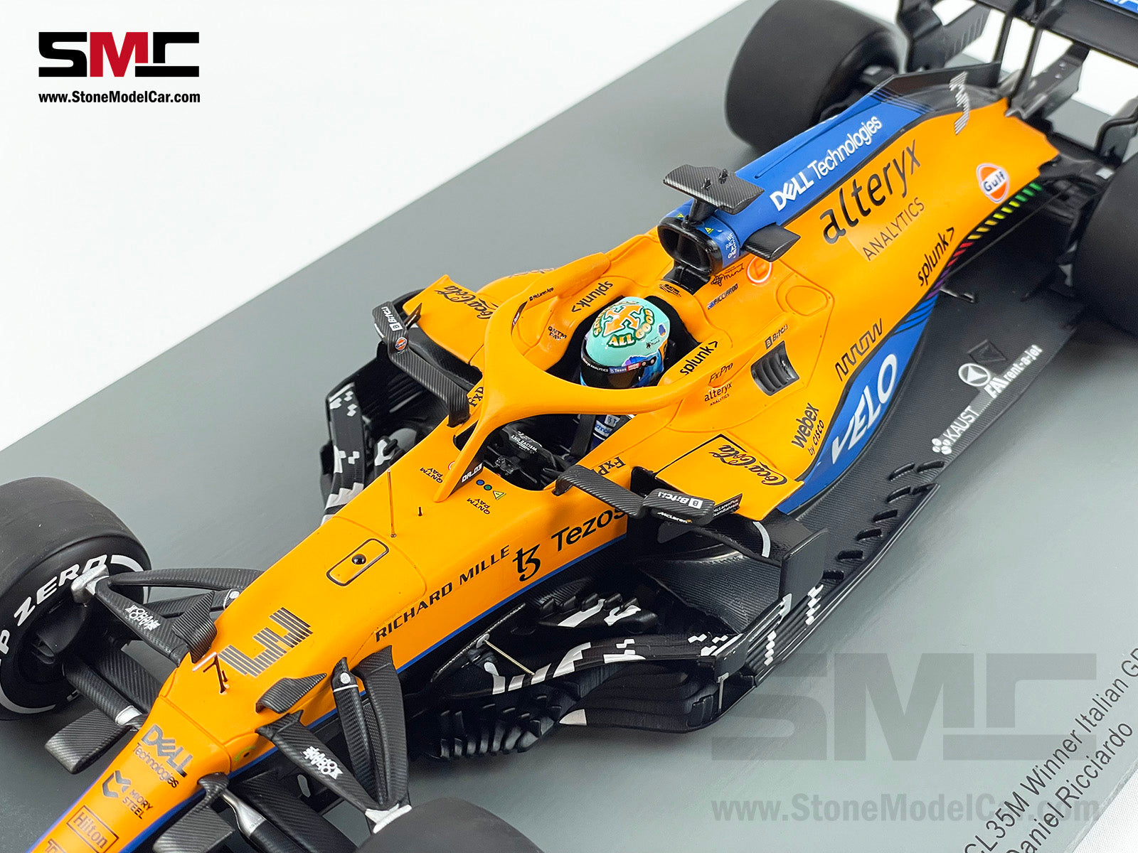 2021 Spark 1:18 Mclaren F1 MCL35M #3 Daniel Ricciardo Italy Monza