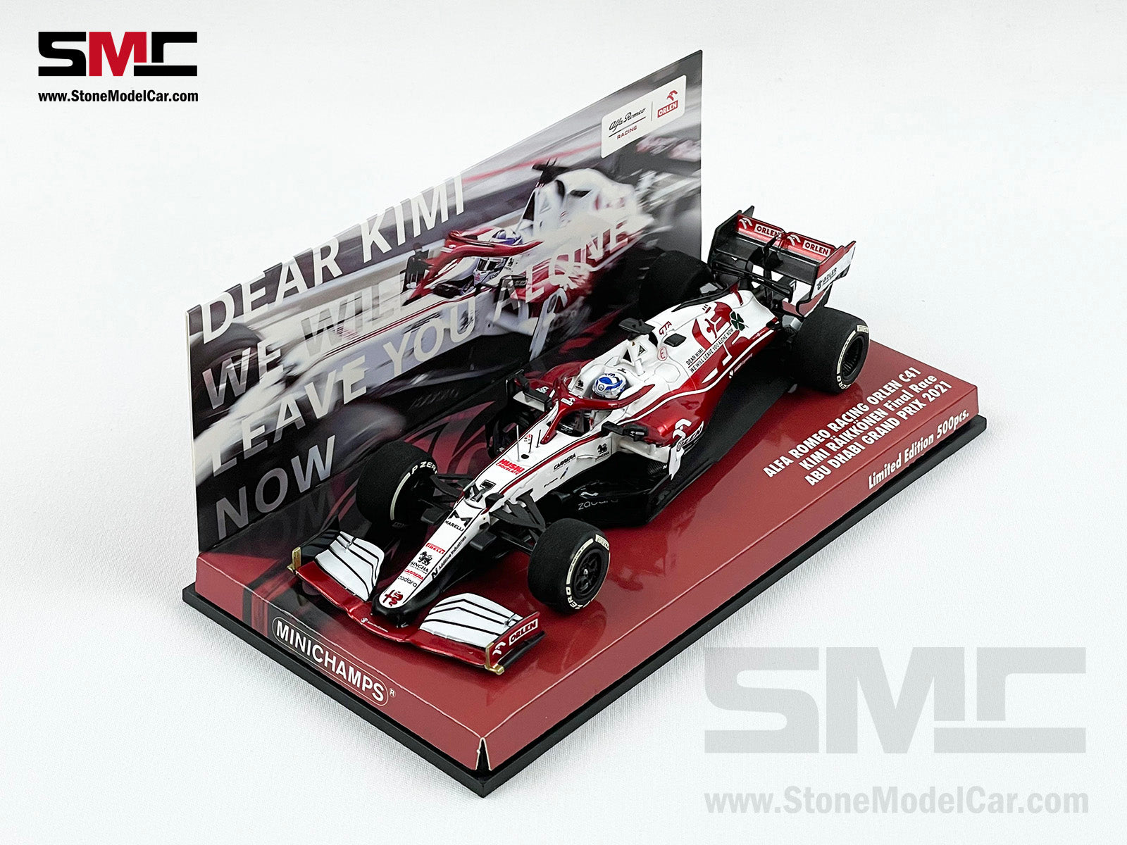 Alfa Romeo Saubar F1 C41 Kimi Raikkonen Abu Dhabi 2021 Last Race 1