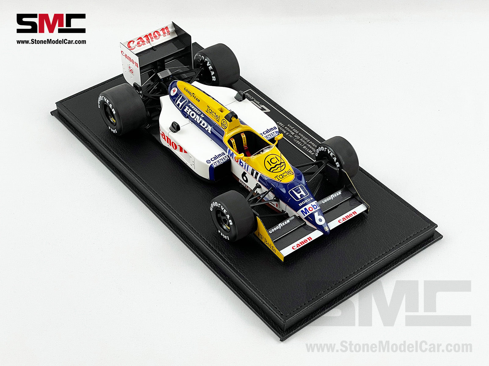 Williams F1 FW11B #6 Nelson Piquet Italy 1987 World Champion 1:18