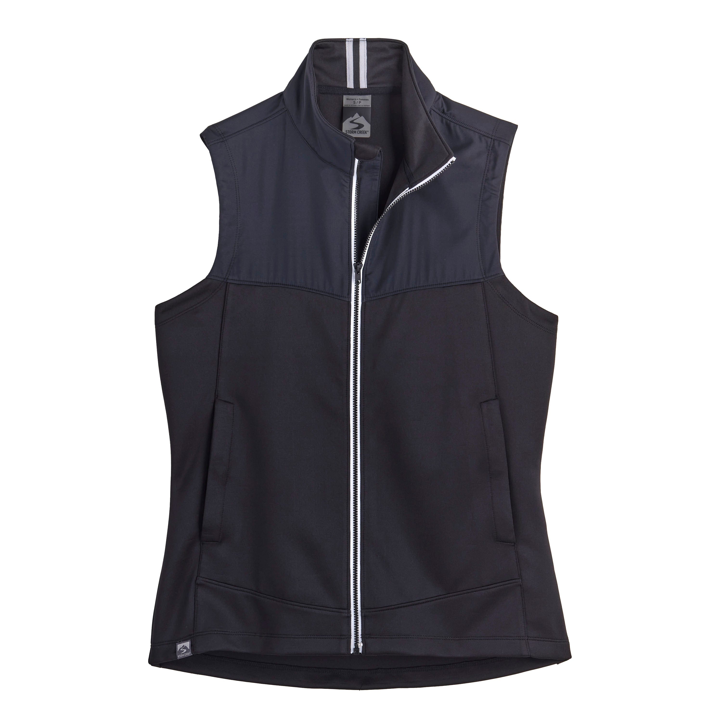 Women's Tiebreaker Water-Resistant Full Zip Wind Vest – Storm Creek
