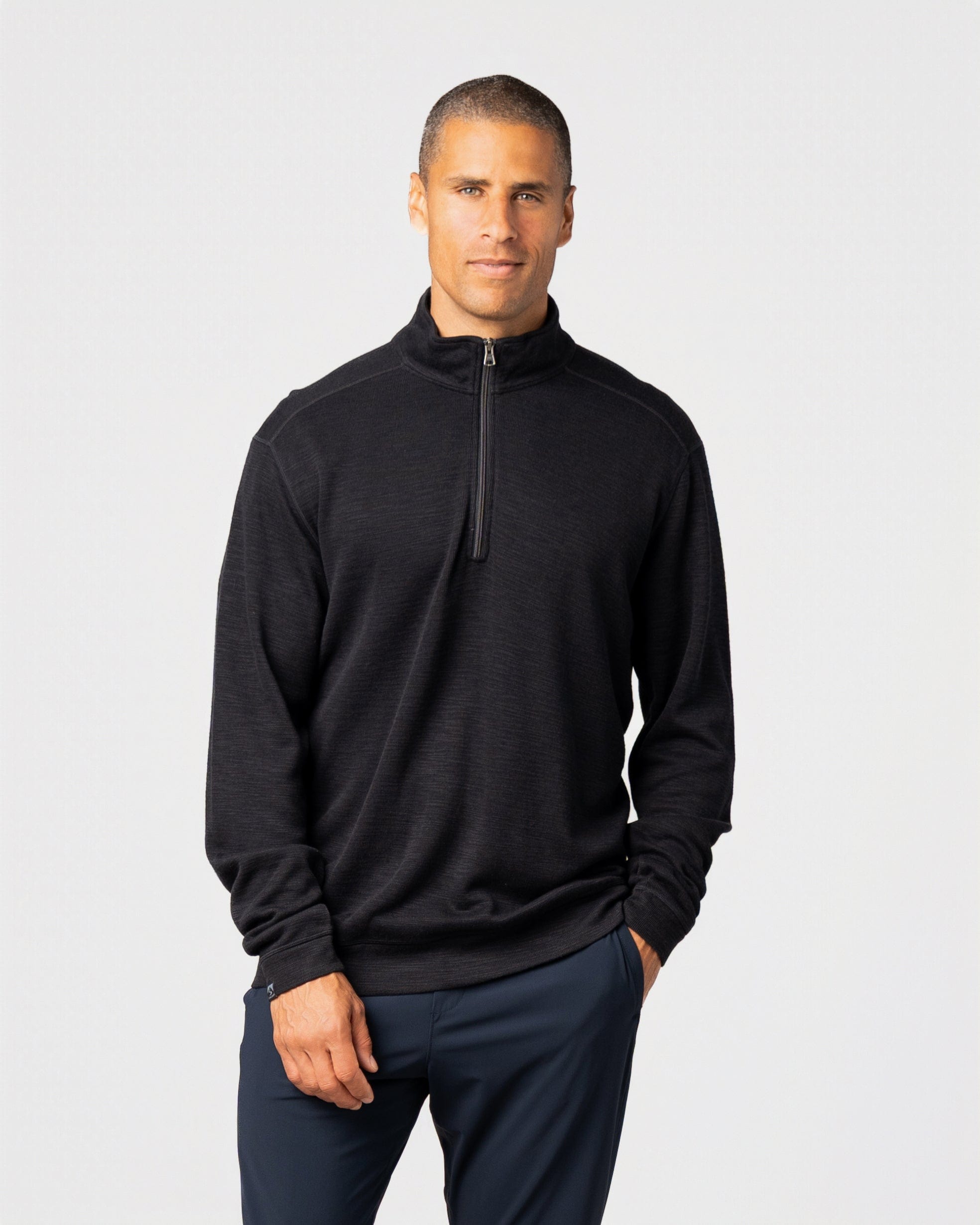 Men's Shoreliner Cotton Quarter Zip Pullover – Storm Creek