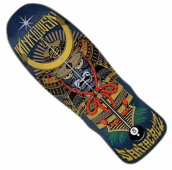 Santa Cruz Erick Winkowski Samurai 10.35 Deck - Blue - Fall 2025
