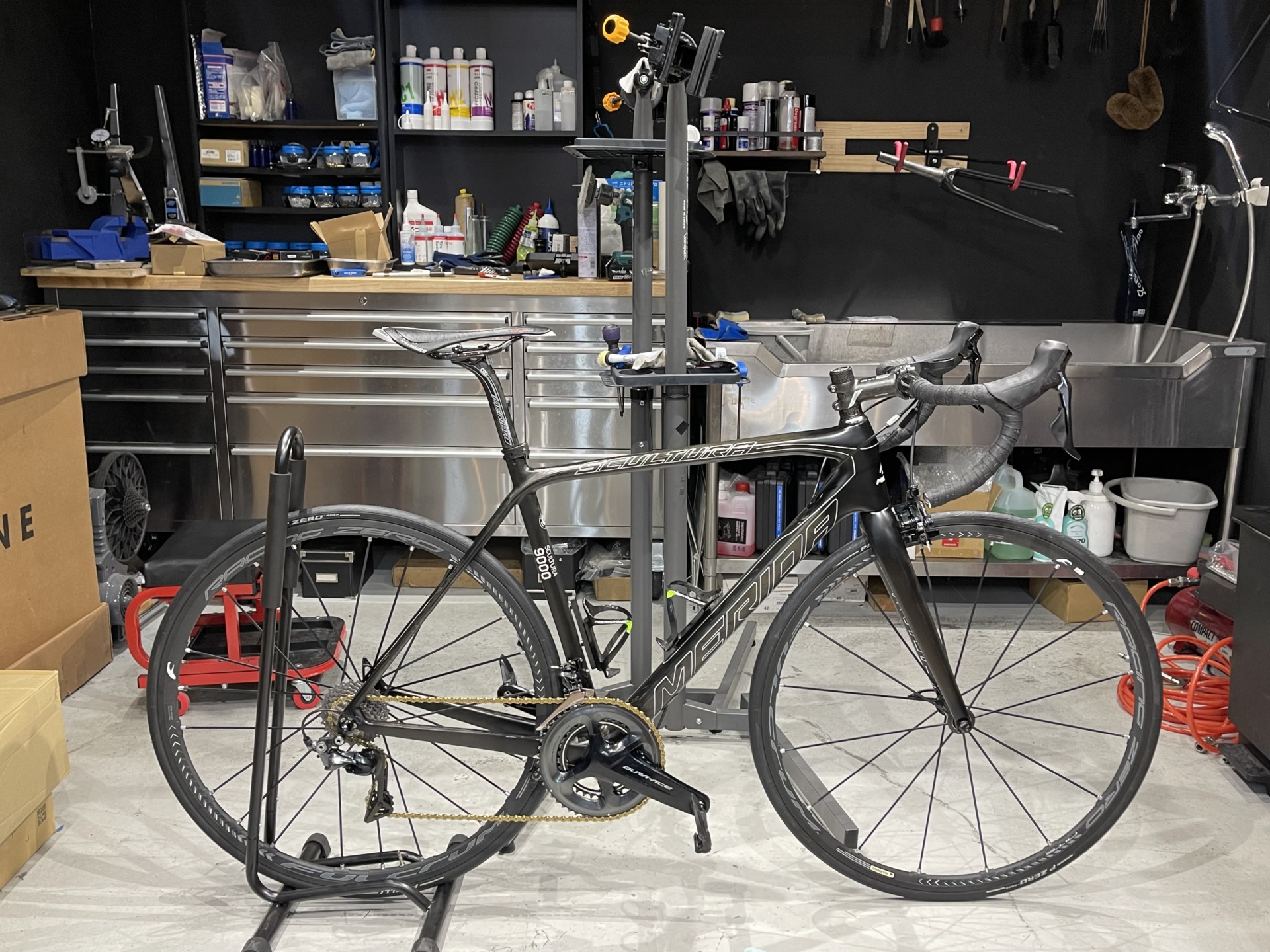 MERIDA SCULTURA 9000 × オーバーホール + ガラスコーティング