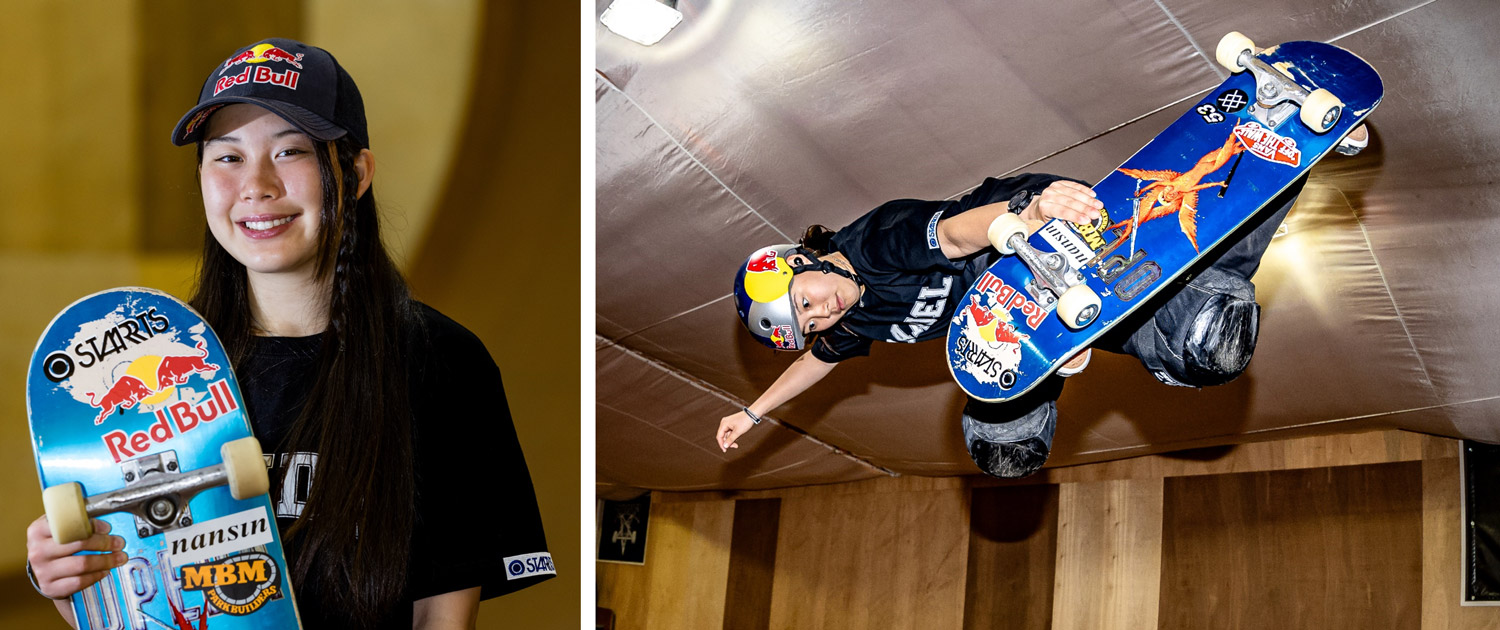 スケートボード女子パーク草木ひなの選手と所属契約を締結2008年生まれ