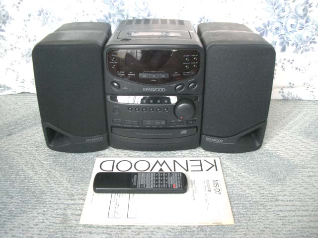 KENWOOD 6連装CDチェンジャー付きマイクロコンポ MS-D7の修理