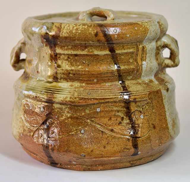 美濃伊賀水指 加藤 光右衛門作 而妙斎書付 すいぎょく園｜創業百年