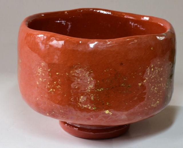 抹茶茶碗 赤楽 令和 川崎和楽作 すいぎょく園｜創業百年、お茶の「すい