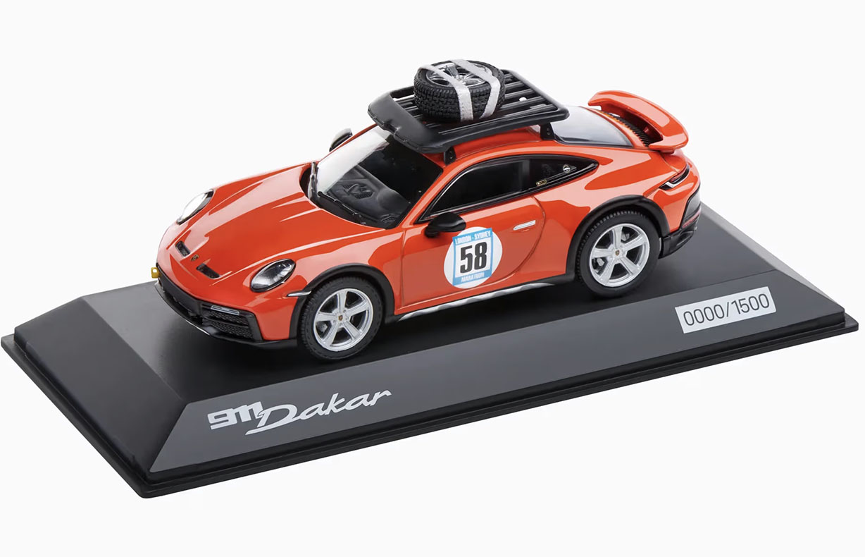1/43 - 911 Dakar Red 58 Special Scale Model : Suncoast Porsche