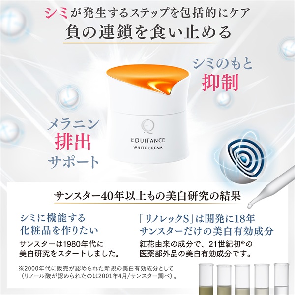 エクイタンス ホワイトクリーム【サンスター公式通販】