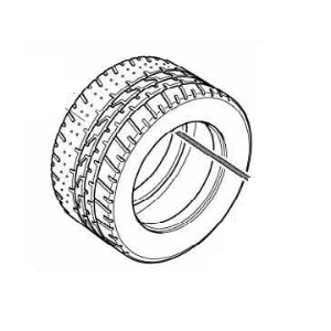 シティターボ Kパーツ(黒/ホイルハブ) 2個 ※アフターパーツ※ [19115426