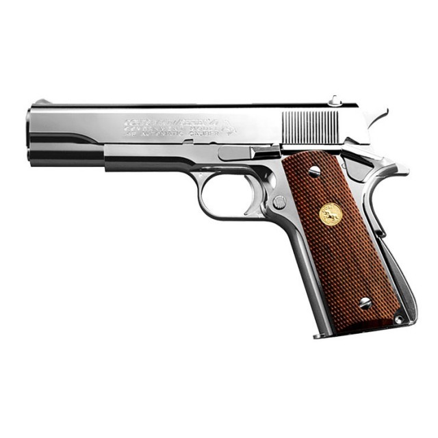 コルト ガバメント シリーズ'70 ニッケルフィニッシュ / ガスブロー