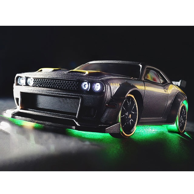 TURBO RACING 1/76 C65シルバーグレー 2WDドリフトカー [C65