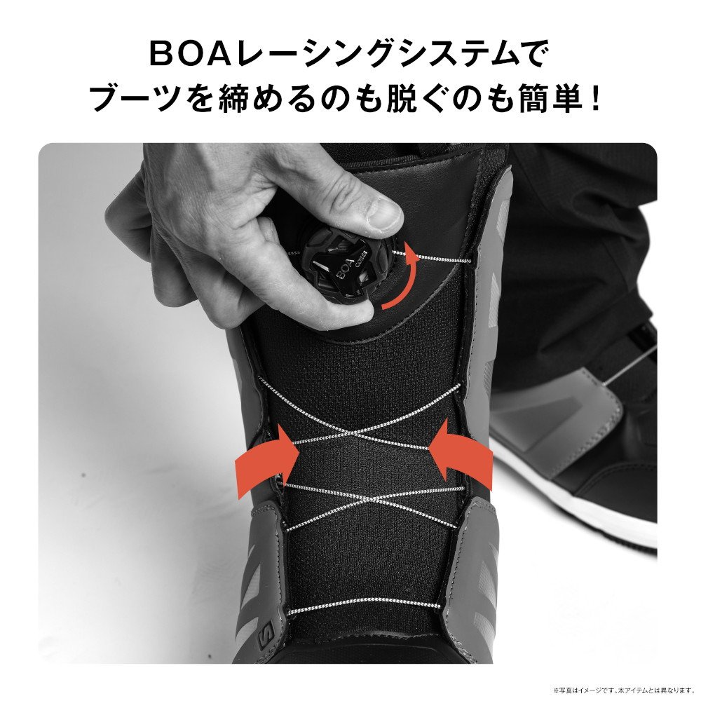 サロモン（SALOMON）（メンズ）スノーボードブーツ メンズ ダイヤル式