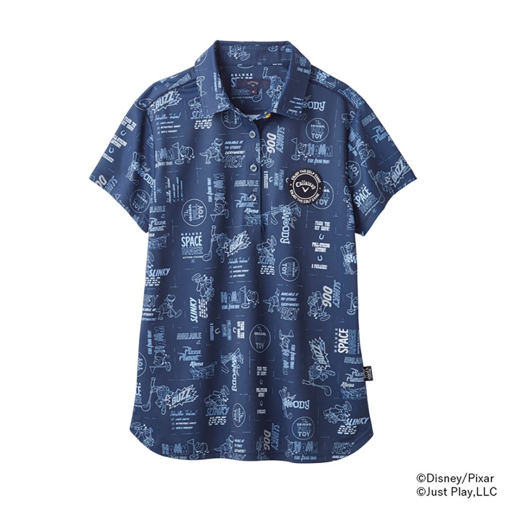 キャロウェイ（CALLAWAY）（レディース）ゴルフウェア 総柄 半袖