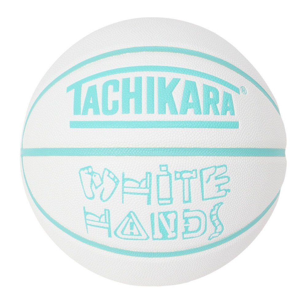 タチカラ（TACHIKARA）（レディース）バスケットボール 6号球 WHITE