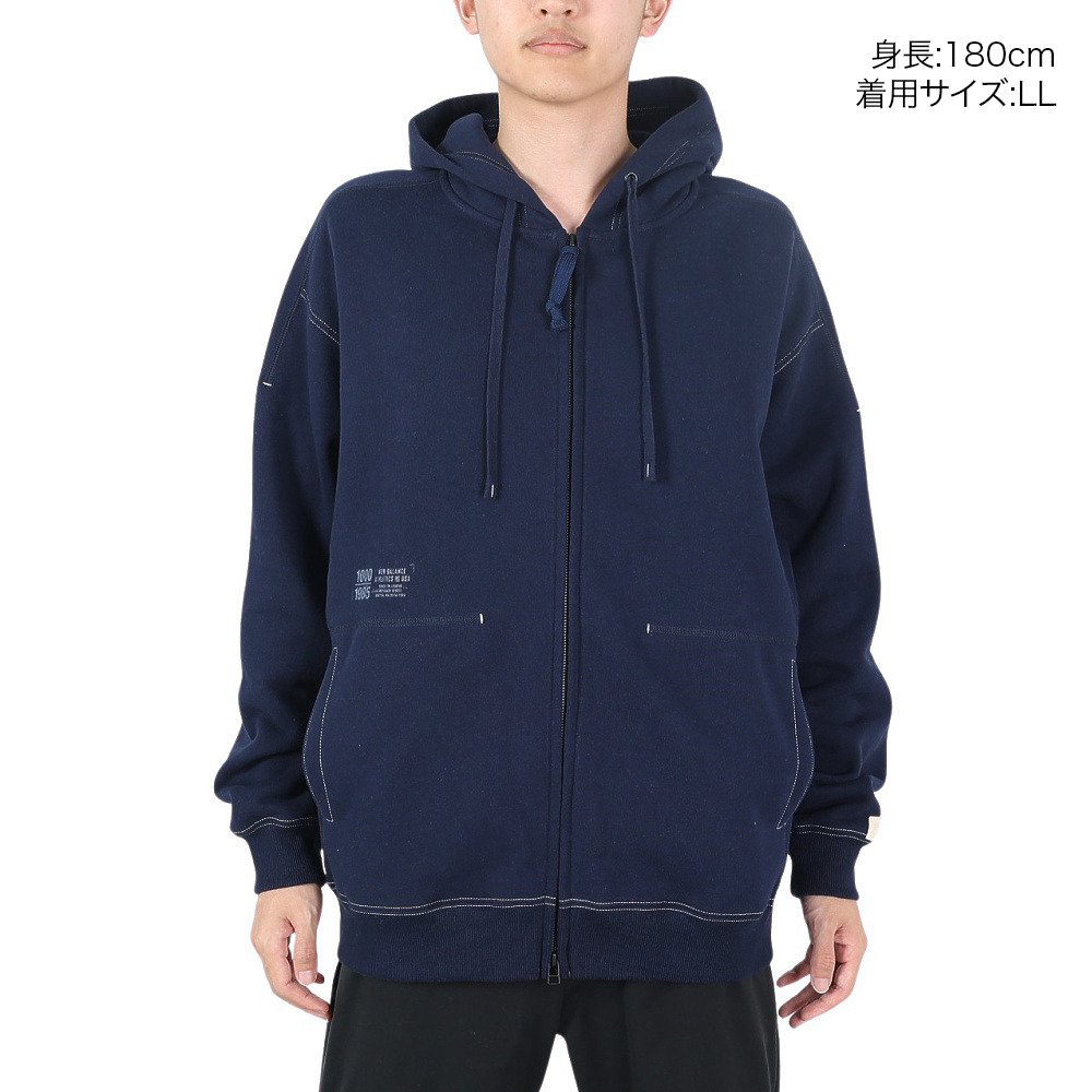 ニューバランス（new balance）（メンズ）パーカー メンズ 裏起毛 1000