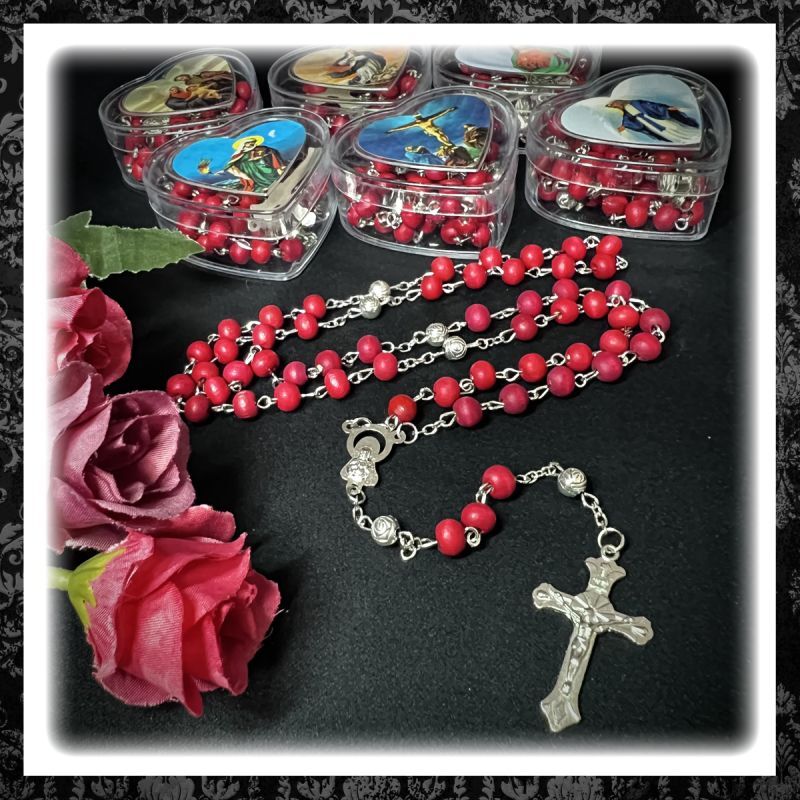 FRAGRANCE BEADS ROSARY NECKLACE / ロザリオネックレス | Spider Rock Web