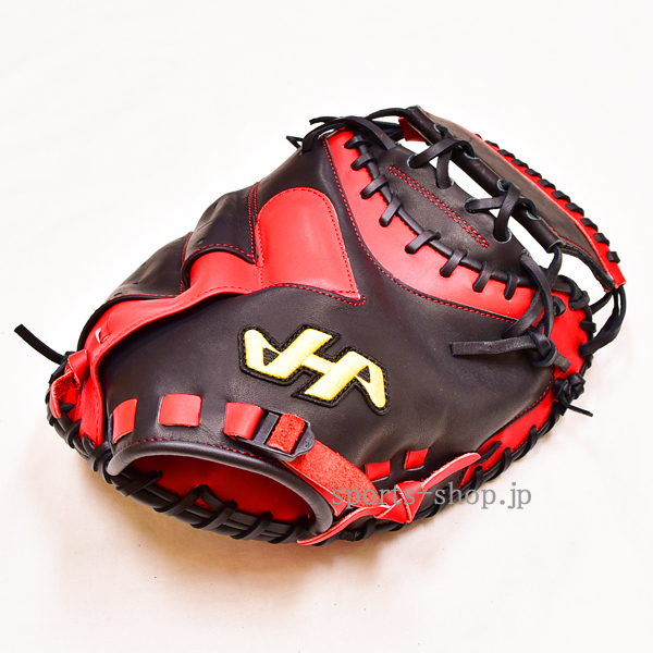 ハタケヤマ 甲斐モデル ブラック×レッド TH-SH19 捕手用 M62 軟式